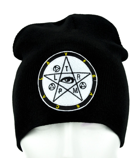 Occult Symbol Beanie Gothic Clothing Knit Cap