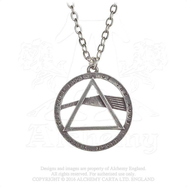 Alchemy Gothic Rocks Pink Floyd Dark Side Prism Pendant Necklace