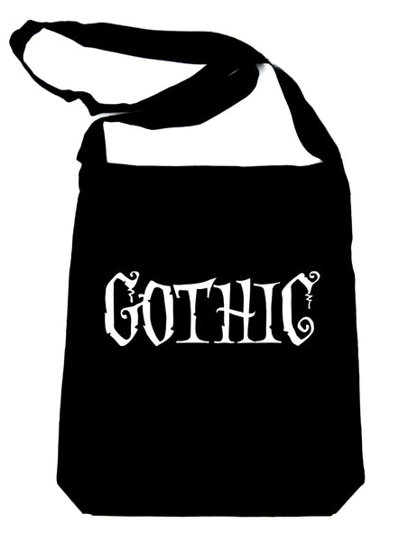 Gothic Way of Life Sling Bag Tote Strange Unusual Spooky Creepy Dark Alternative Clothing Book Bag