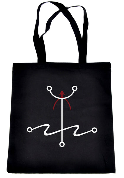 Mark of the Atheist Alchemy Symbol Tote Bag Humanist Freethinker Alternative Clothing Book Bag