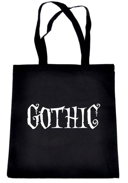 Gothic Way of Life Tote Bag Strange Unusual Spooky Creepy Dark Alternative Clothing Book Bag