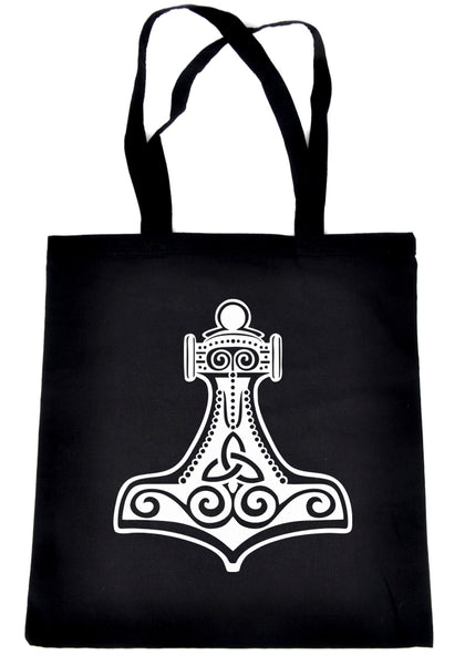 Mjolnir Thor's Hammer Tote Book Bag Handbag Norse Viking God