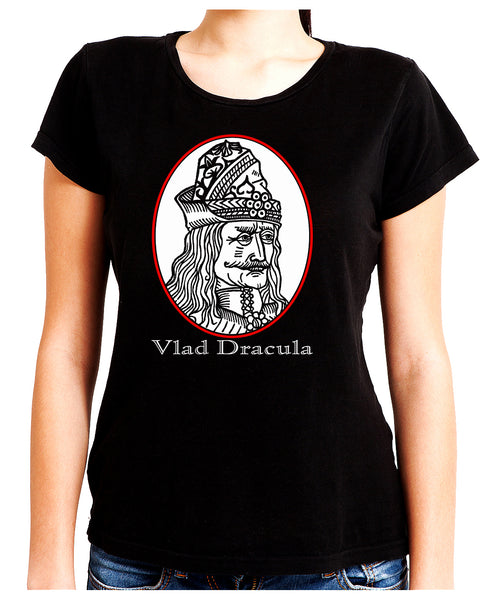 Vlad Dracula The Impaler Women's Babydoll Shirt Top Vampire