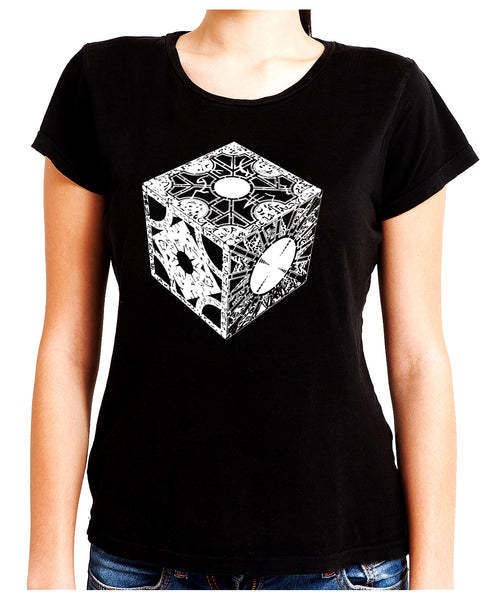 Puzzle Box Women's Babydoll Shirt Top Hellraiser Pinhead Horror
