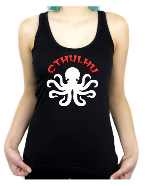 Cthulhu Octopus Racer Back Tank Top Shirt HP Lovecraft