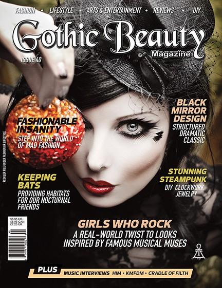 Gothic Beauty Magazine Issue 40 Music interviews with HIM, KMFDM and Cradle of Filth