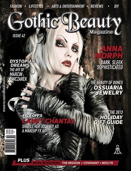 Gothic Beauty Magazine Issue 42 Music interviews with The Mission, Covenant and Miss FD